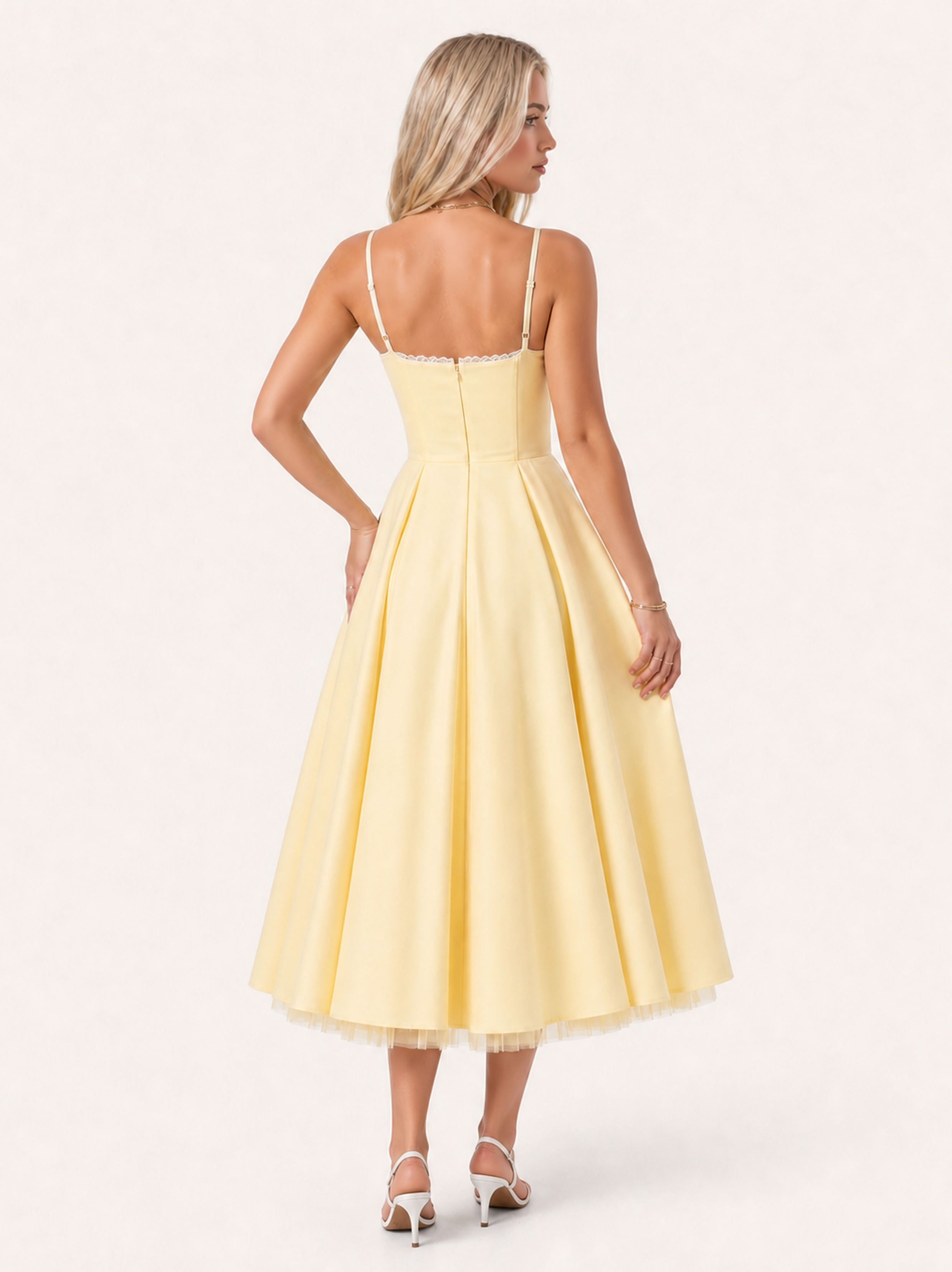 Mirabelle | Sweetheart Tulle Midi Dress
