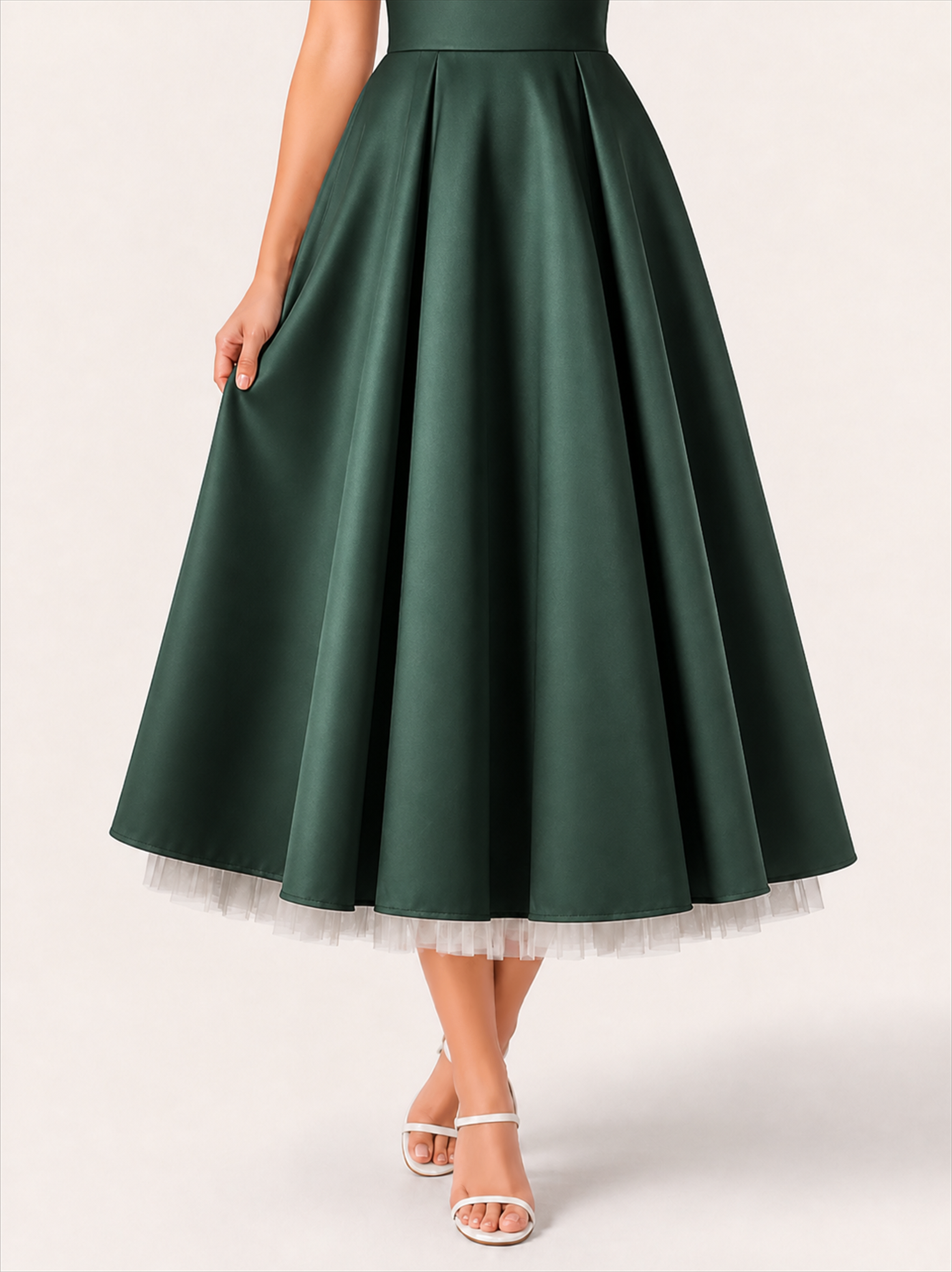 Mirabelle | Sweetheart Tulle Midi Dress
