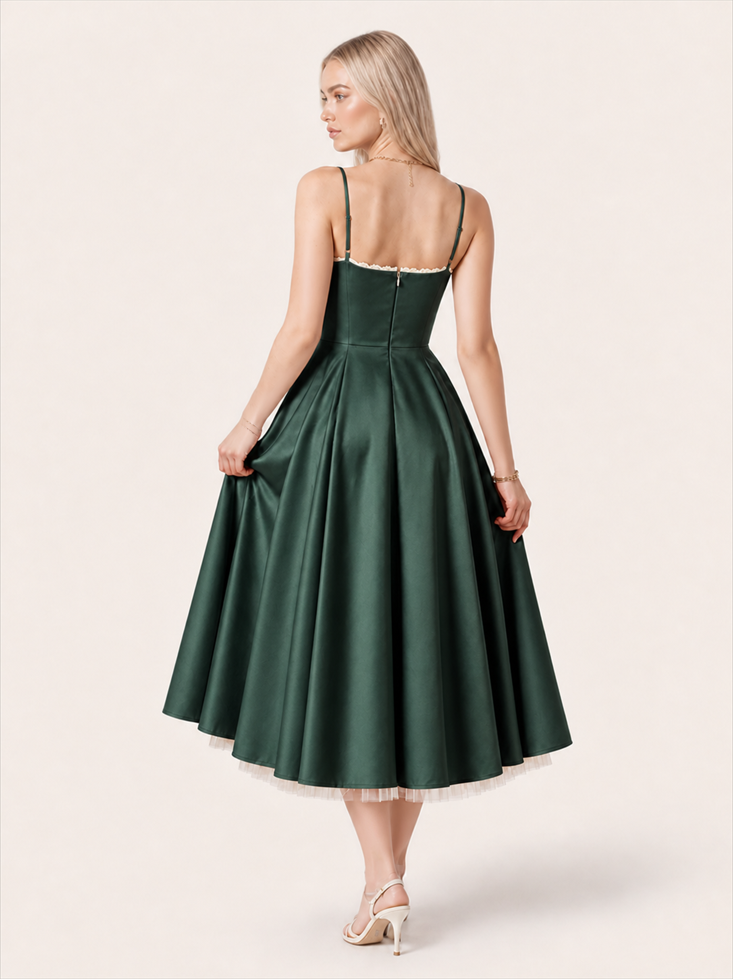 Mirabelle | Sweetheart Tulle Midi Dress