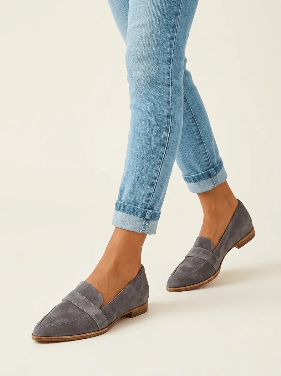 Helena | Soft Suede Loafer - Tillybelle