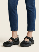 Romy Chunky Platform Mary-Jane in Black