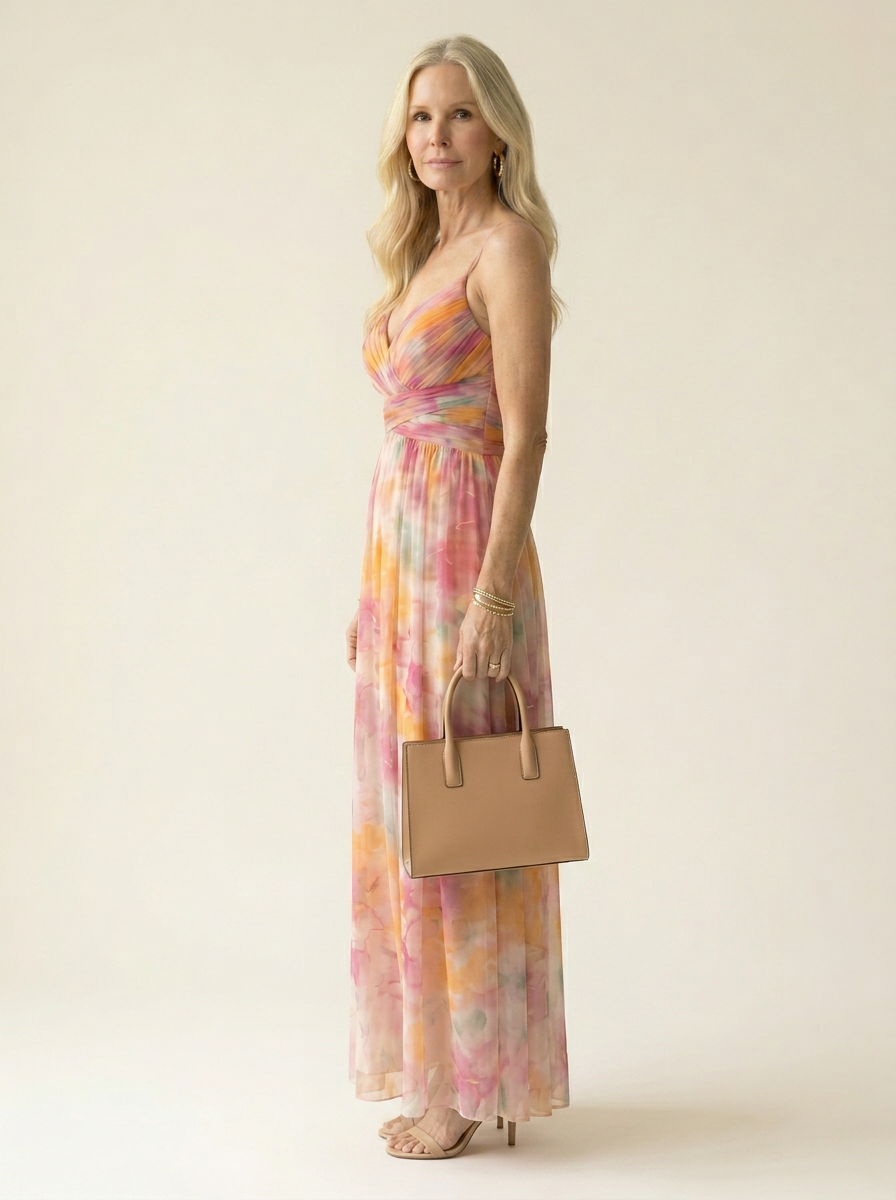 Lena | Soft Wrap Maxi Dress - Tillybelle