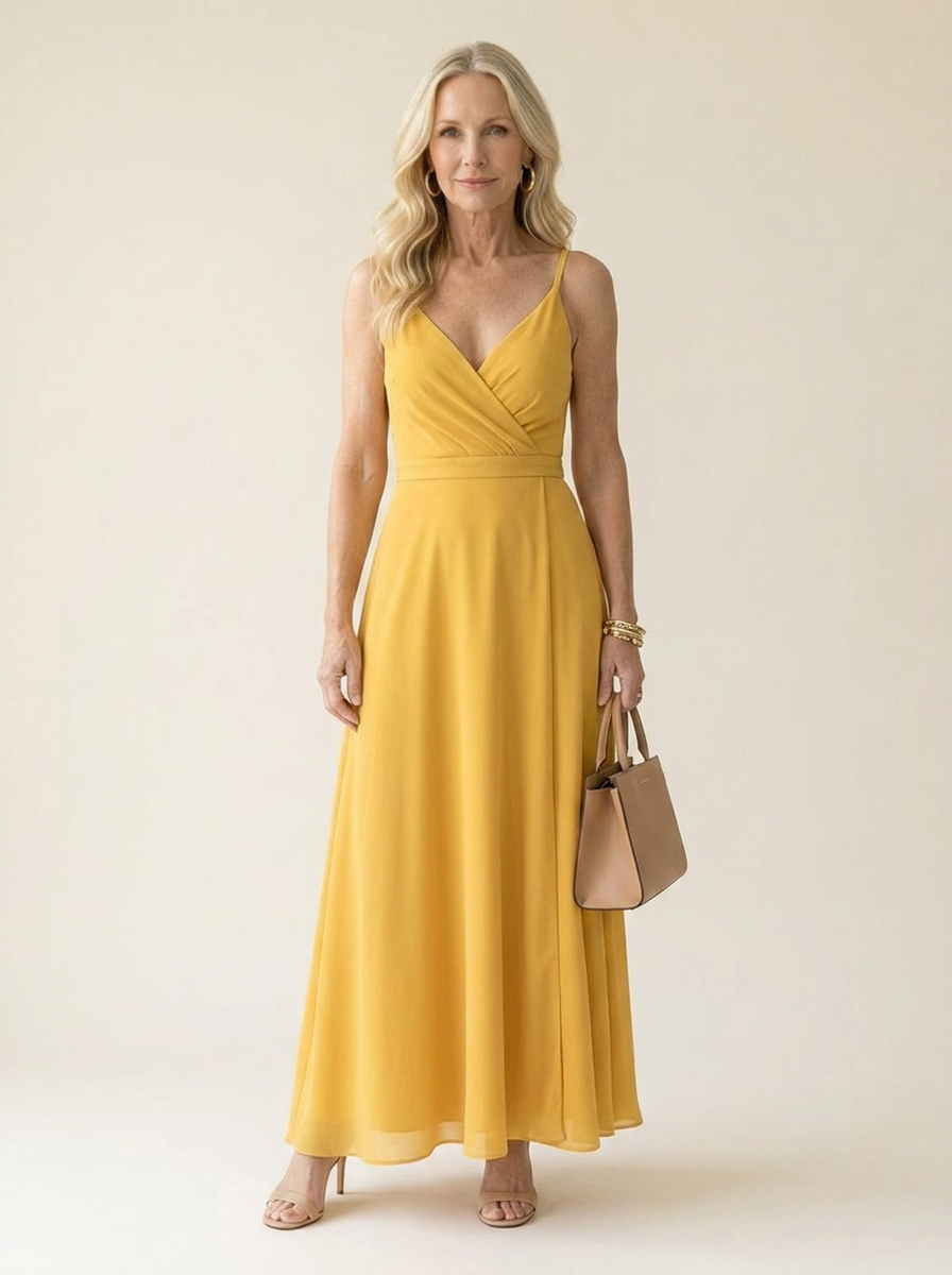 Lena | Soft Wrap Maxi Dress - Tillybelle