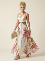 Isla | Light Floral Maxi Dress - Tillybelle