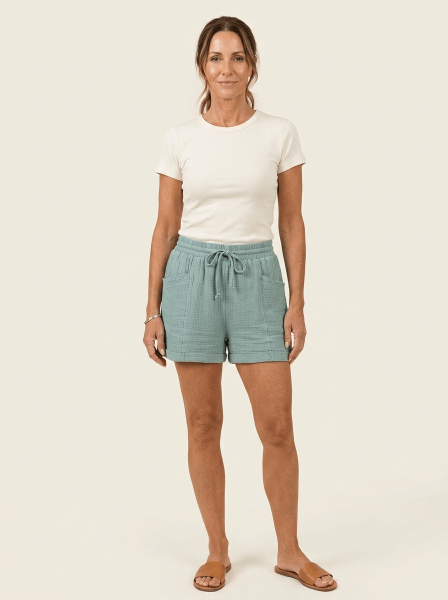 Maya | Drawstring Shorts - Tillybelle
