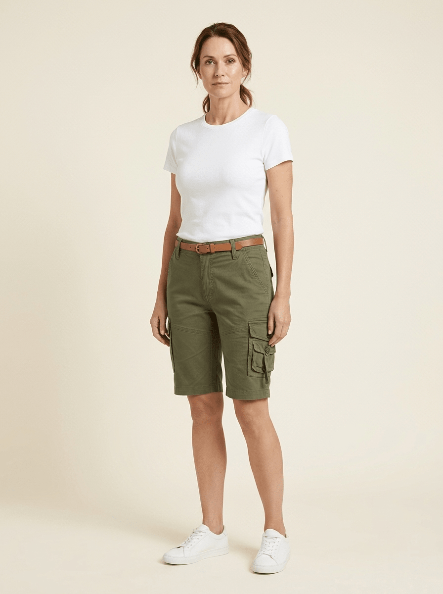 Jenna | Utility Cargo Shorts - Tillybelle