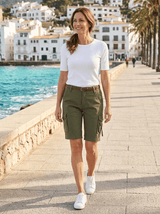 Jenna | Utility Cargo Shorts - Tillybelle