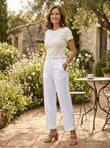 Elaine | Straight-Leg Trousers - Tillybelle