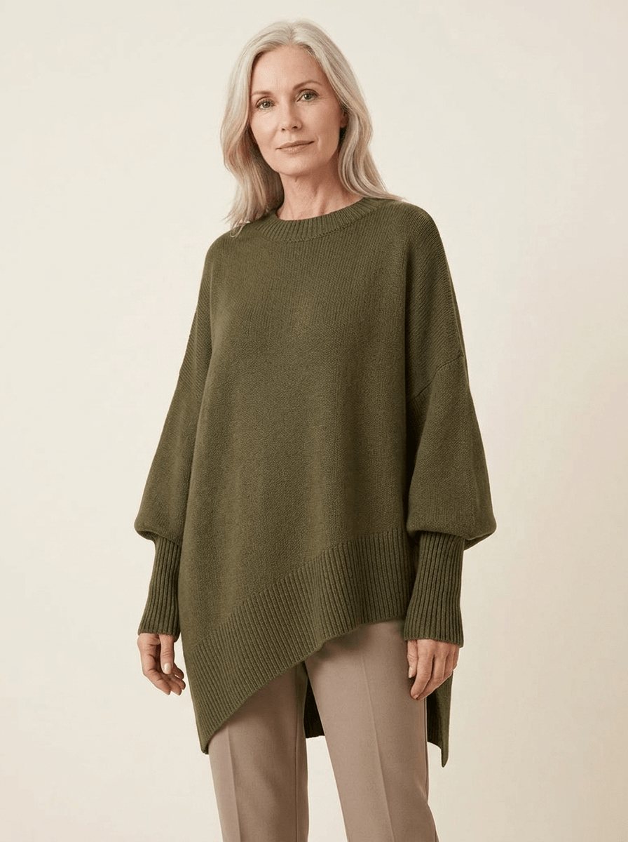 Jennifer | Oversized Wool-Blend Sweater - Tillybelle