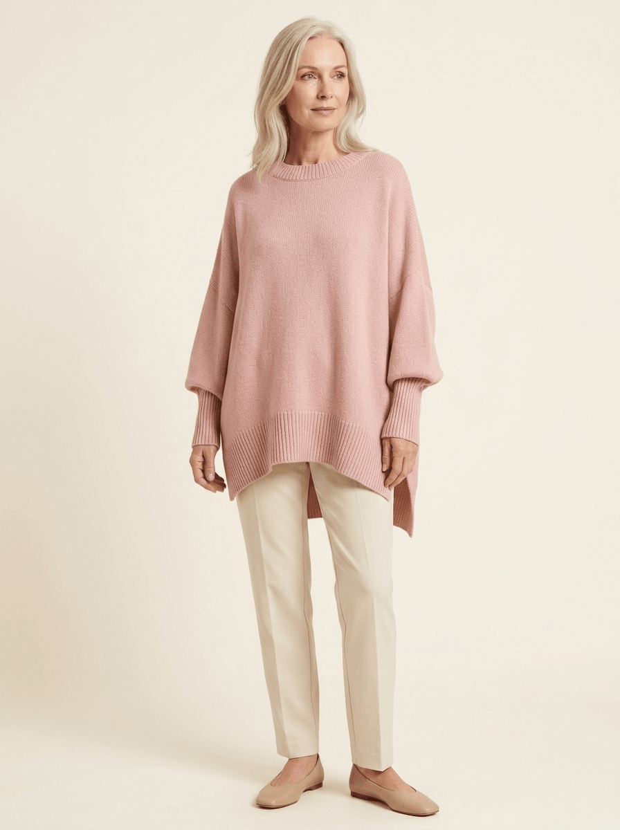 Jennifer | Oversized Wool-Blend Sweater - Tillybelle