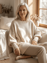 Jennifer | Oversized Wool-Blend Sweater - Tillybelle