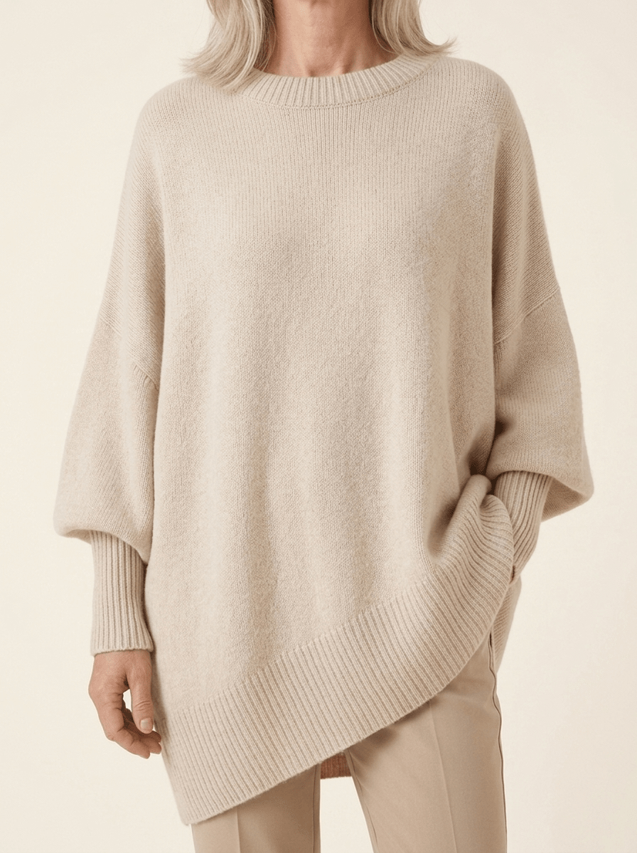 Jennifer | Oversized Wool-Blend Sweater - Tillybelle