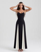 Riviera | Paneled A-Line Maxi Dress