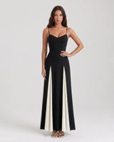 Riviera | Paneled A-Line Maxi Dress