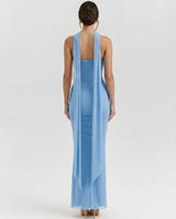 Liora | Mesh Corset Maxi Set