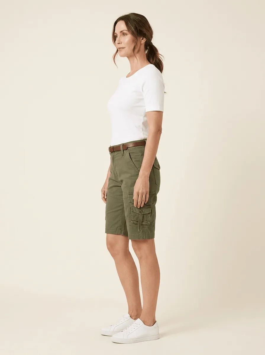 Jenna | Utility Cargo Shorts - Tillybelle