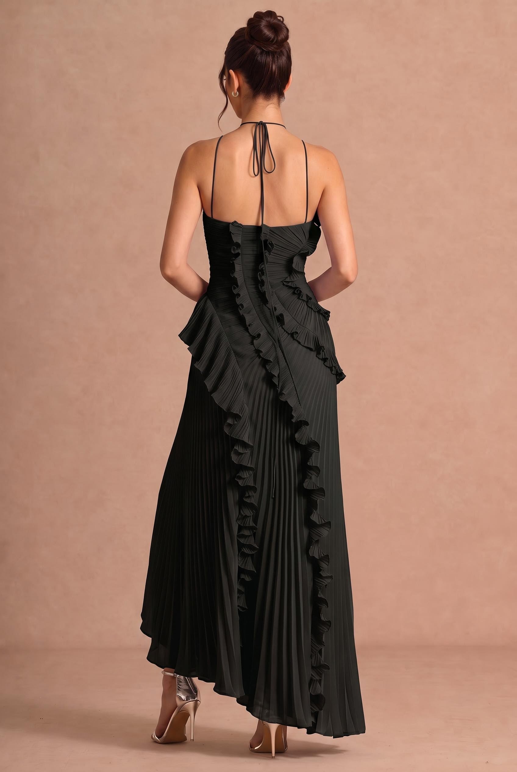 Aveline Black maxi dress, alternate view
