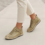 Mia | Orthopedic Comfort Sneakers - Khaki - Tillybelle