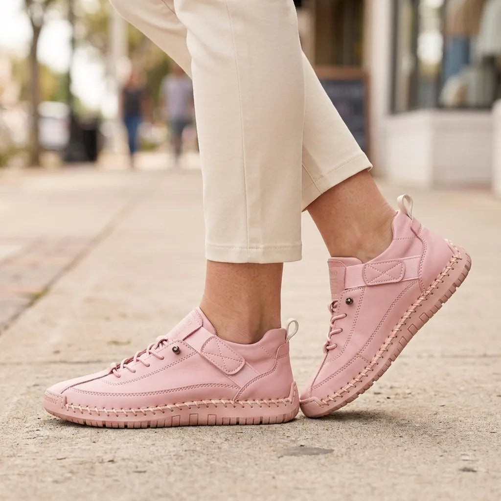 Mia | Orthopedic Comfort Sneakers - Pink - Tillybelle