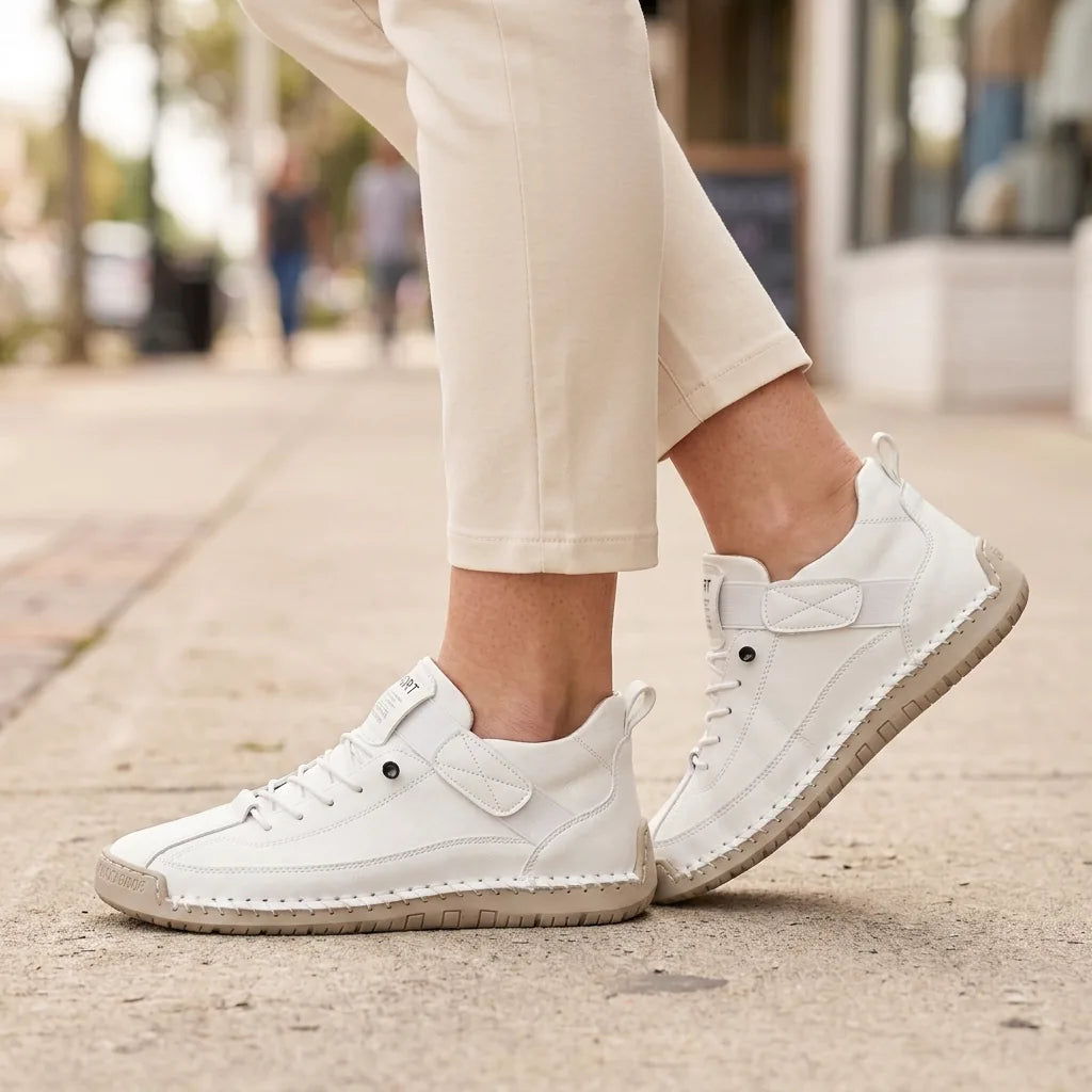 Mia | Orthopedic Comfort Sneakers - White - Tillybelle