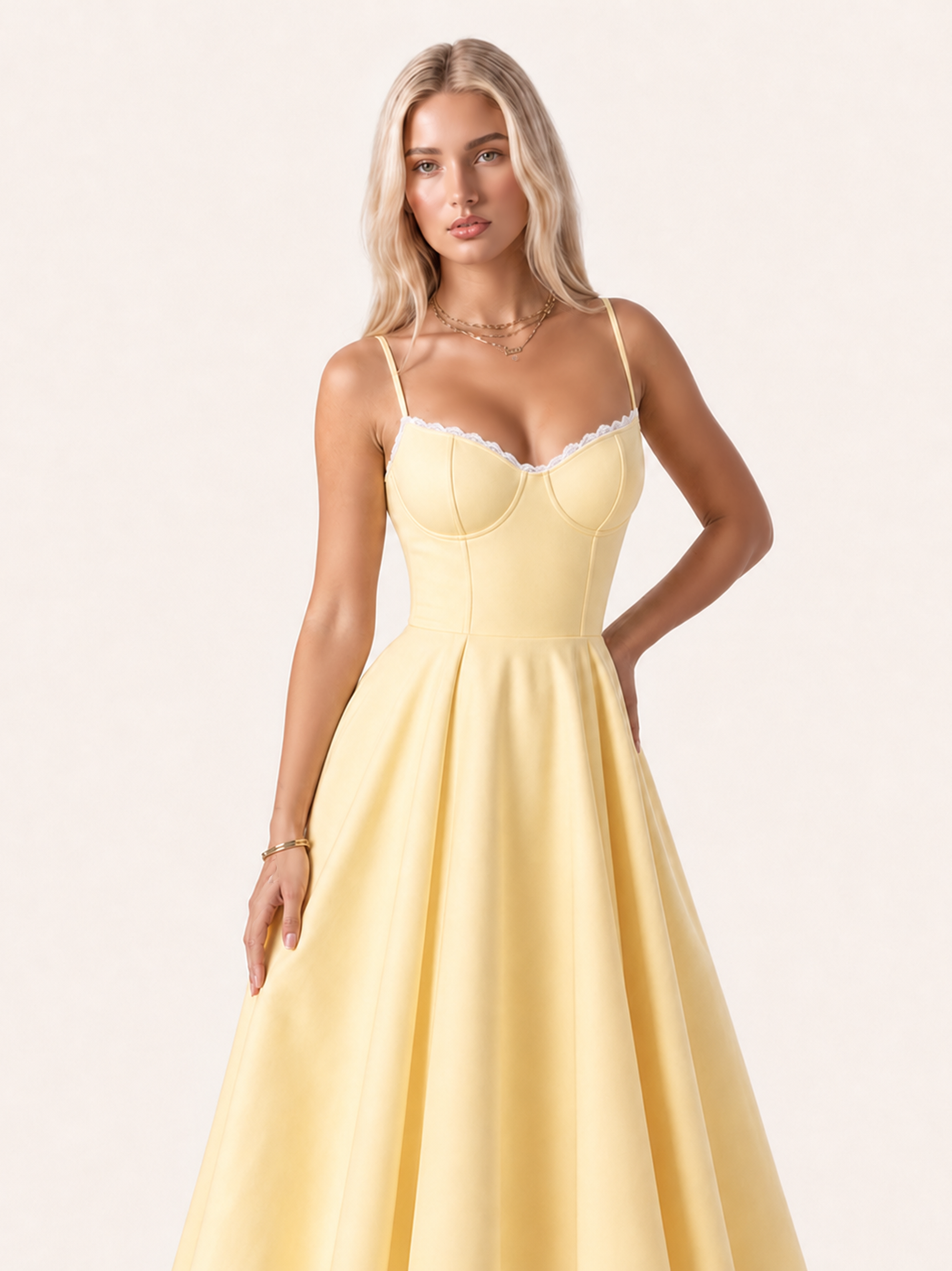 Mirabelle | Sweetheart Tulle Midi Dress