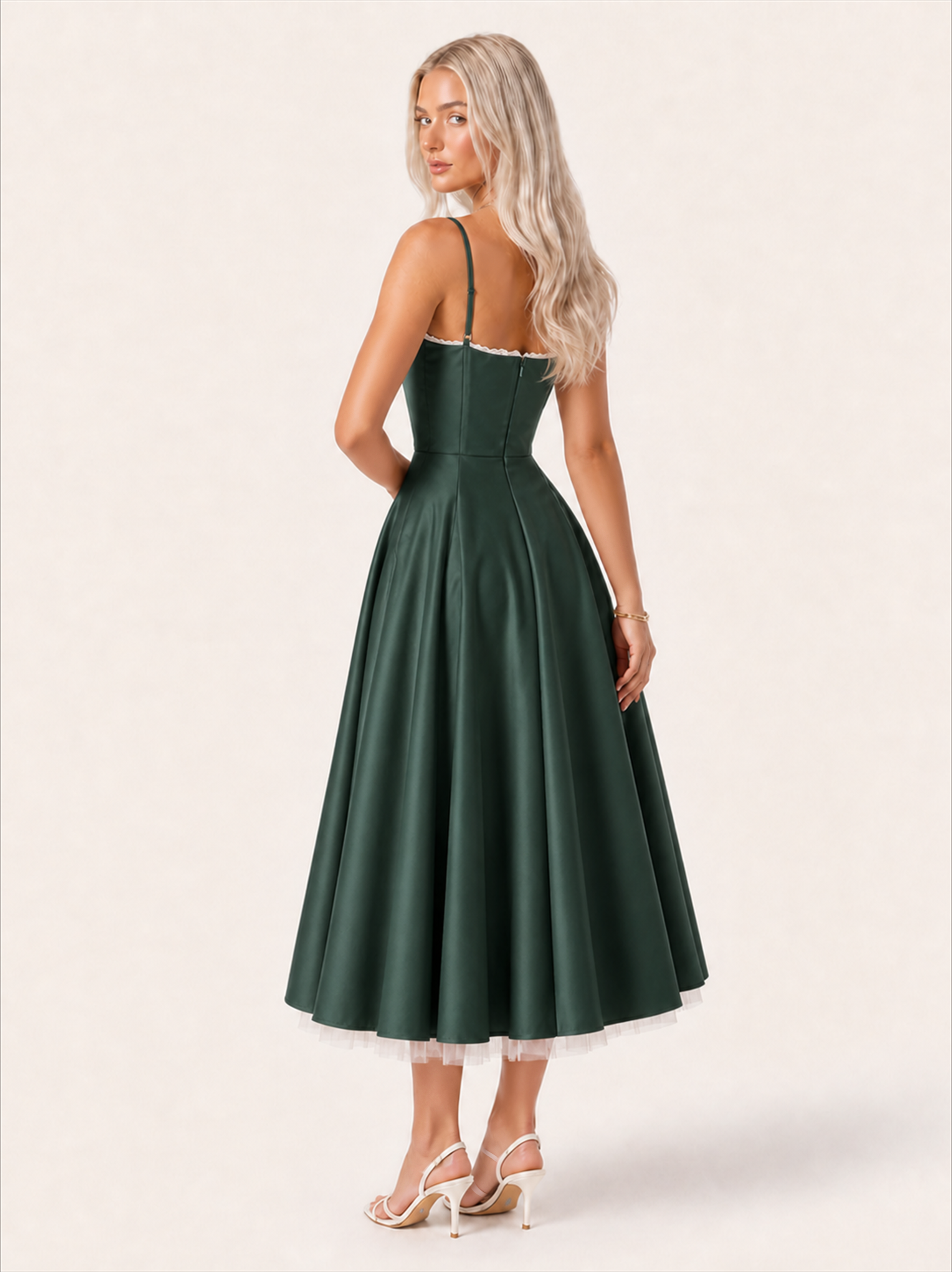 Mirabelle | Sweetheart Tulle Midi Dress