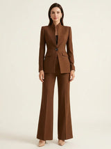 Sharie | Elegant Blazer & Trouser Suit Set - Tillybelle
